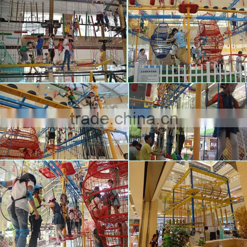 OMG !!! indoor high challenge ropes course for kids and adult