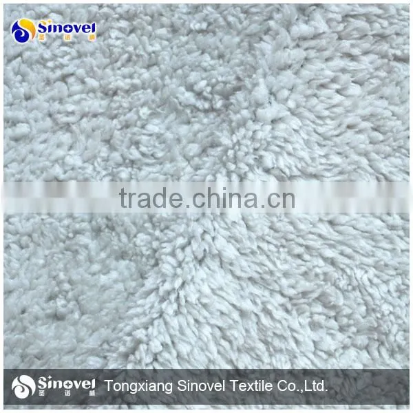 100% Polyester Suede Fabric Bonded CamoFleece For Garment