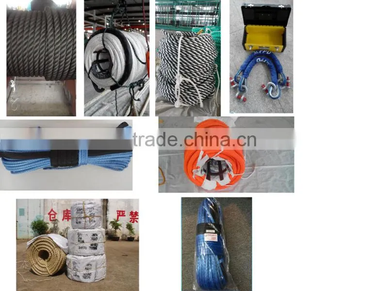 2 inch nylon rope/mooring rope/8 strand polypropylene rope
