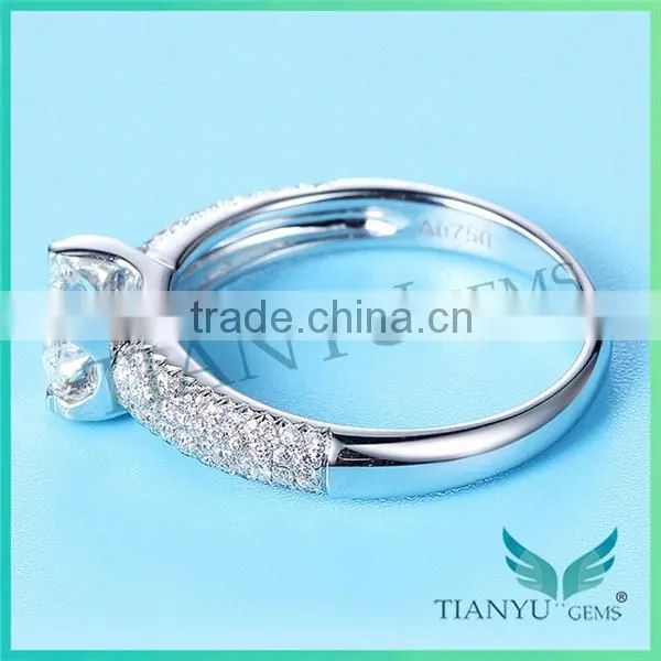 New Style Fashion Engagement Rings for Women 925 Sterling Sliver Moissanite Diamond Wedding Rings
