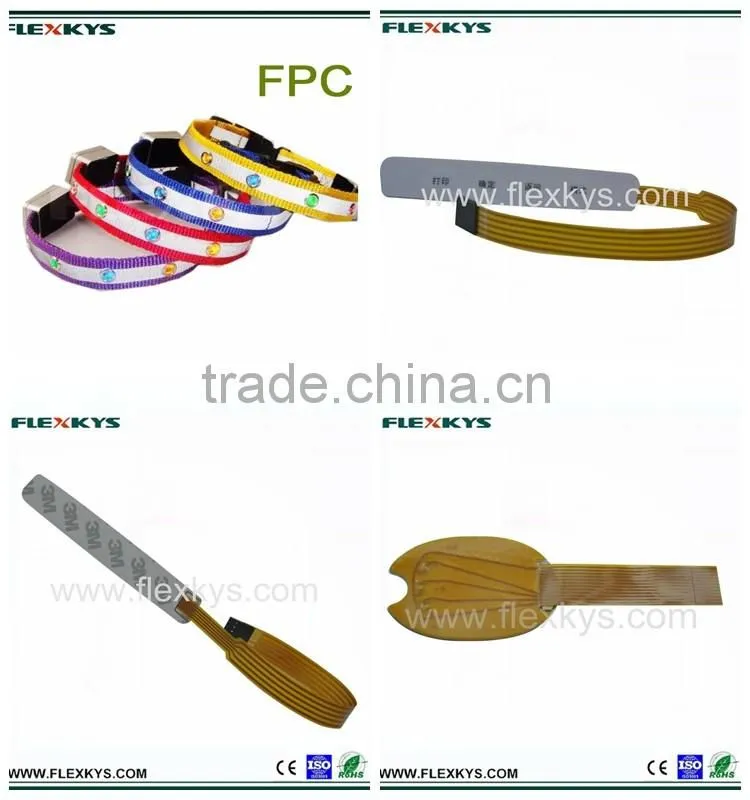 Polyimide FPC copper flexible printed circuit membrane switches with enig finish
