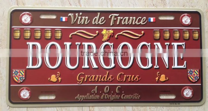 2015 wholesale vintage license plate