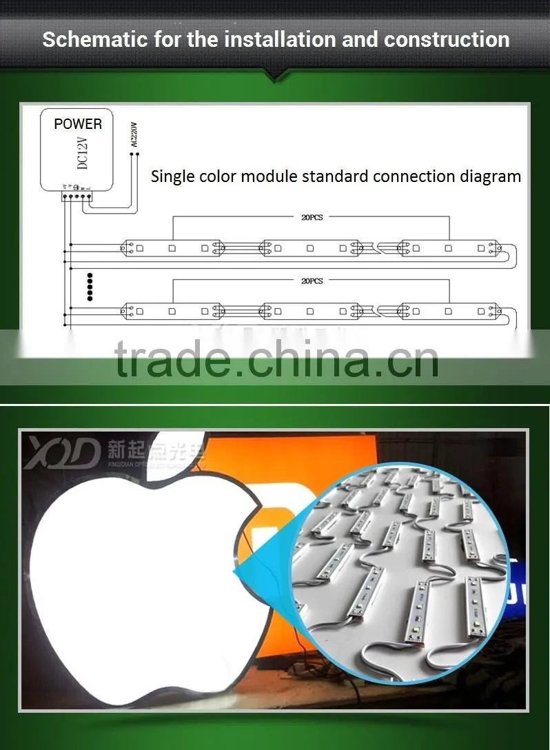smd module ws2811 full color module led display outdoor white color single color XQD