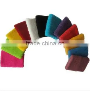 OEM cotton custom terry cloth sweatband wristband