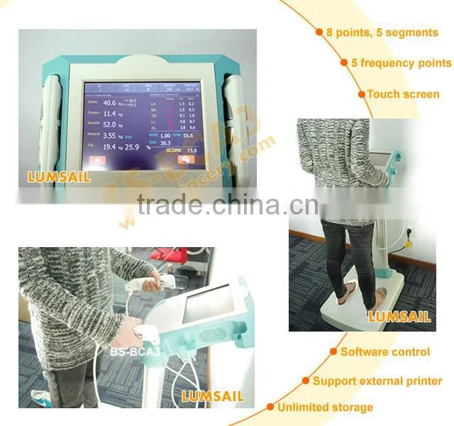 Professional bia body composition monitor analyzer machine for sale