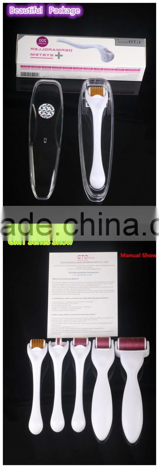 HOT!!! New Arrived 200 Needles Face needling Derma Roller