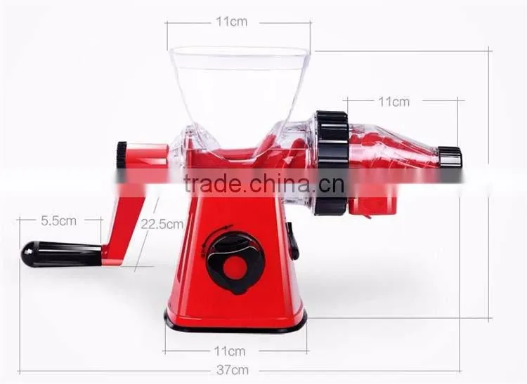 New Design Plastic Manual Fruit Juicer Kitchen Master Manual Juicer Extractor