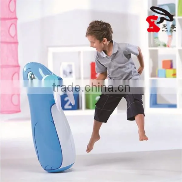 Kids Children 3D inflatable bop bag,inflatable tumbler