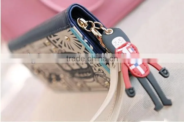 Multi colors fashionable women's wallets