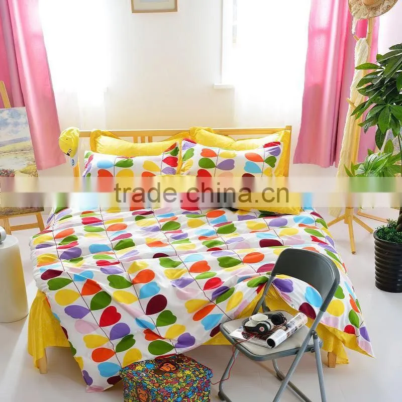 New Fashion Bedding Set 4pcs/3pcs Duvet Cover Sets Soft Cotton Bed Linen Flat Bed Sheet Set Pillowcase Home Textile Drop Ship