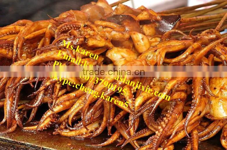 Sleeve-fish/Squid roll cutting and carving machine/High Quality Squid Roll Striping And Slicing Machine