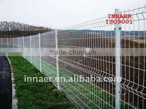 galvanized triangle bend welded fence for security protection(factory)