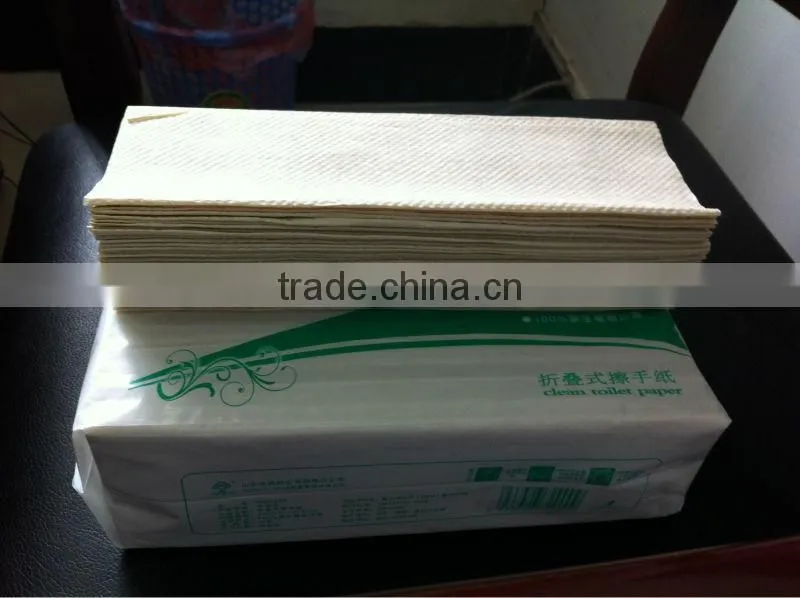 Unbleached Strong Water Absorption Hand Tissue Towel