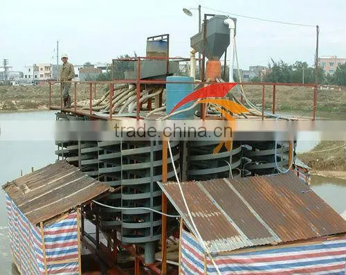 copper ore spiral chute /chrome gold mine spiral chute