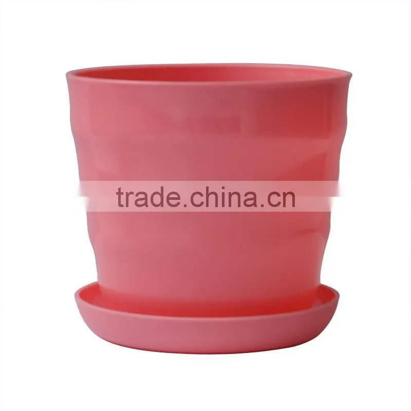 Familiar with ODM design cheap economic plastic flower pot