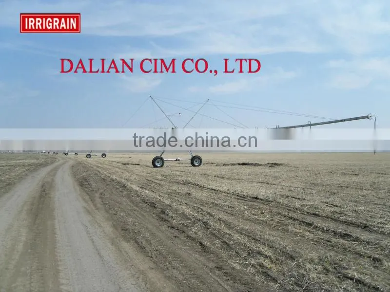 the new center pivot irrigation system