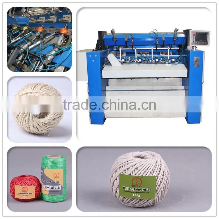 MULTI HEADS,HIGH SPEED, AUTOMATIC, PP TWINE BALLING MACHINE(20-2000g)/ball winder: https://youtu.be/dgLn6ZkZtJA