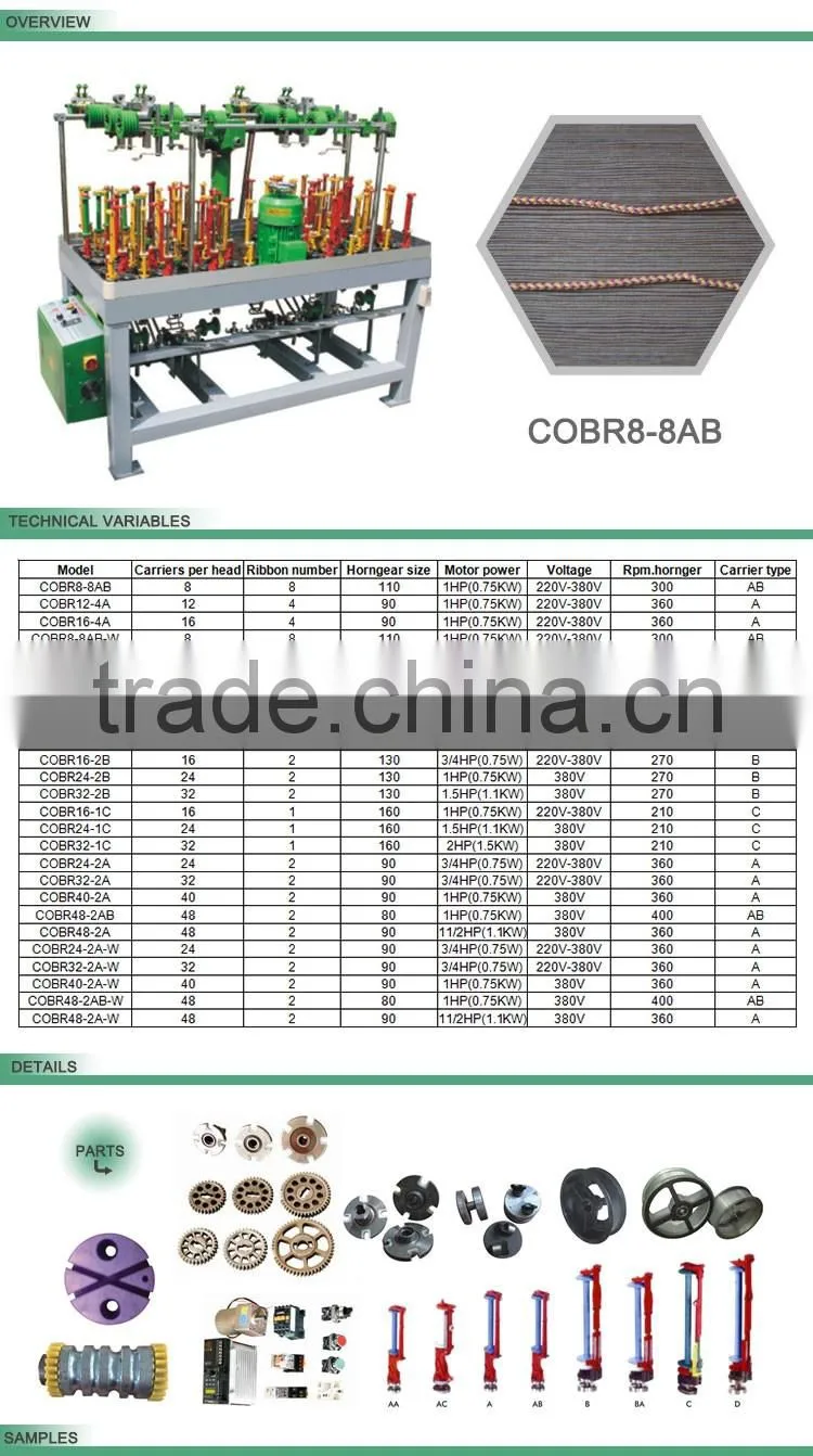 High Speed Rope Braiding Machine/ rope knitting machine