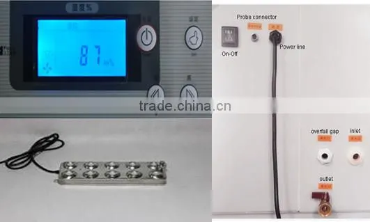 Ultrasonic air humidifier with LED display