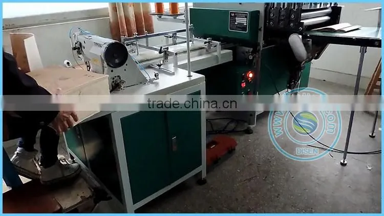 Made in china auto A3 book paper staple and folding machine
