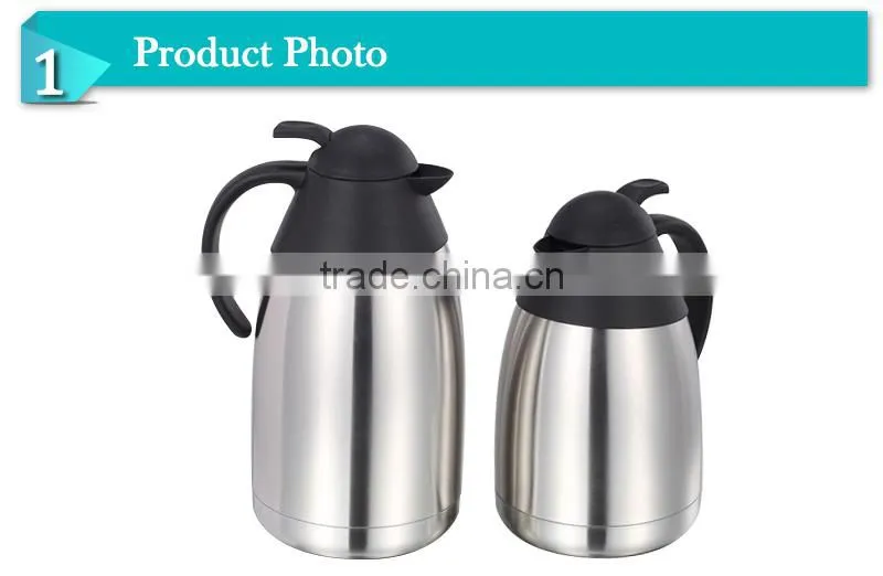 European hot sale vacuum flask thermos stainless steel coffee bottle (JSUC)