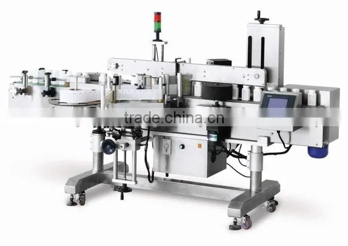 Semi automatic labeling machine of single side bottle labeling machine