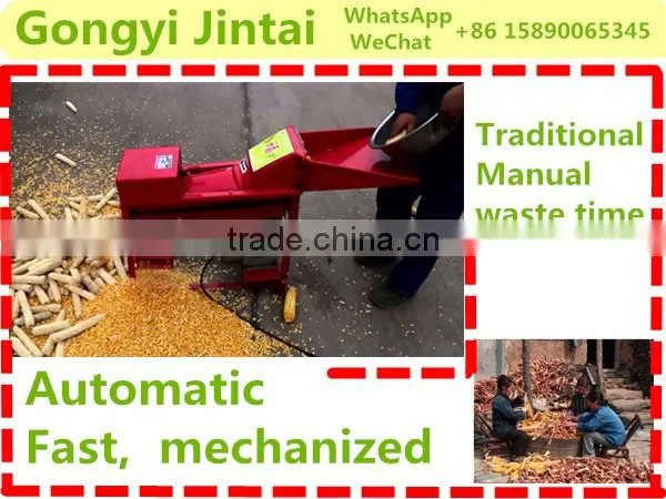 Best price soybean sorghum millet maize shelling kernel remove grain tool electrical corn shredder for sale