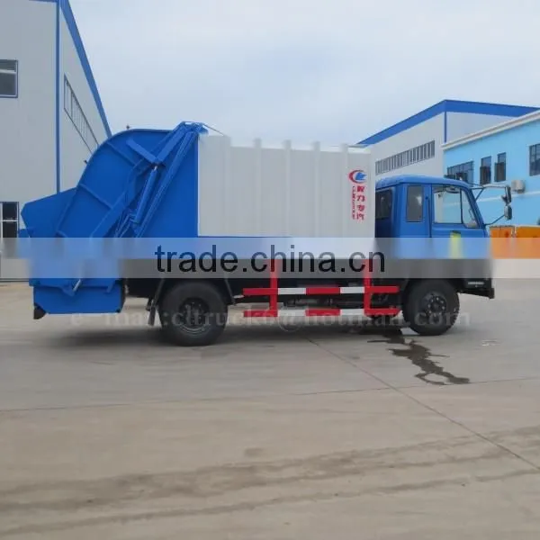 170hp 4*2 DONGFENG Garbage Compression truck 8 ton