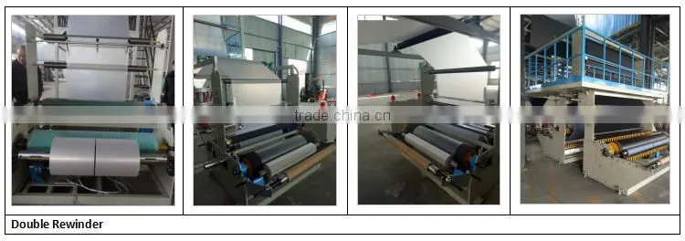 Various plastic packaging pe film blowing machine