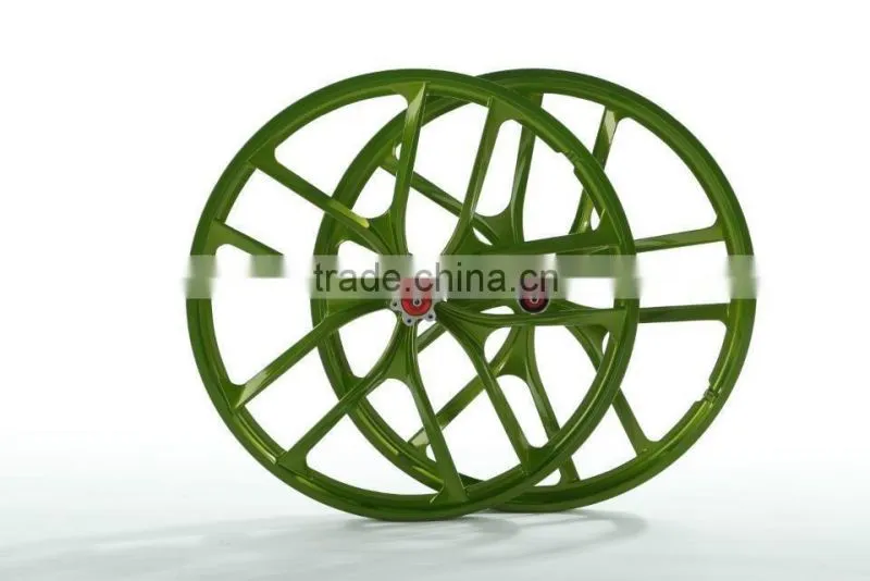22inch lightest strongest magnesium alloy bike wheel /fixed gear type hub bike wheel