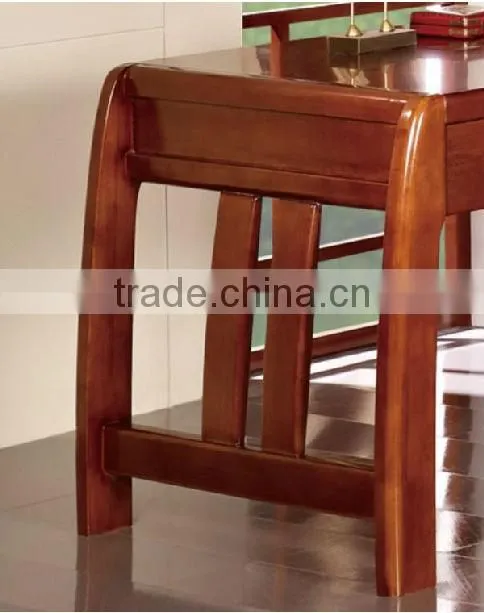 Simple Modern Rubber Wooden Computer Desk for Studying