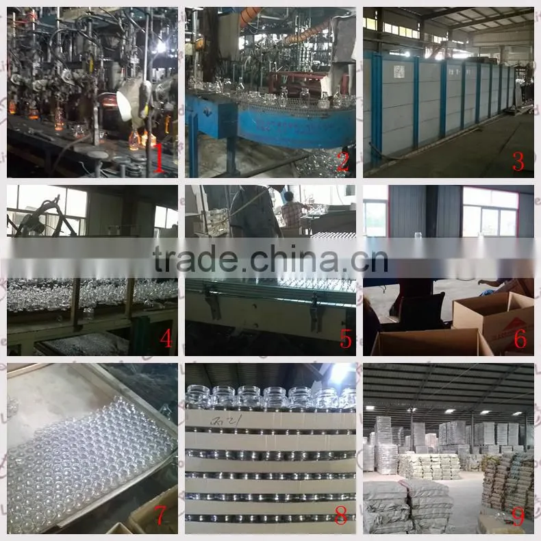 sealed round 300ml twist off cap glass jar factory