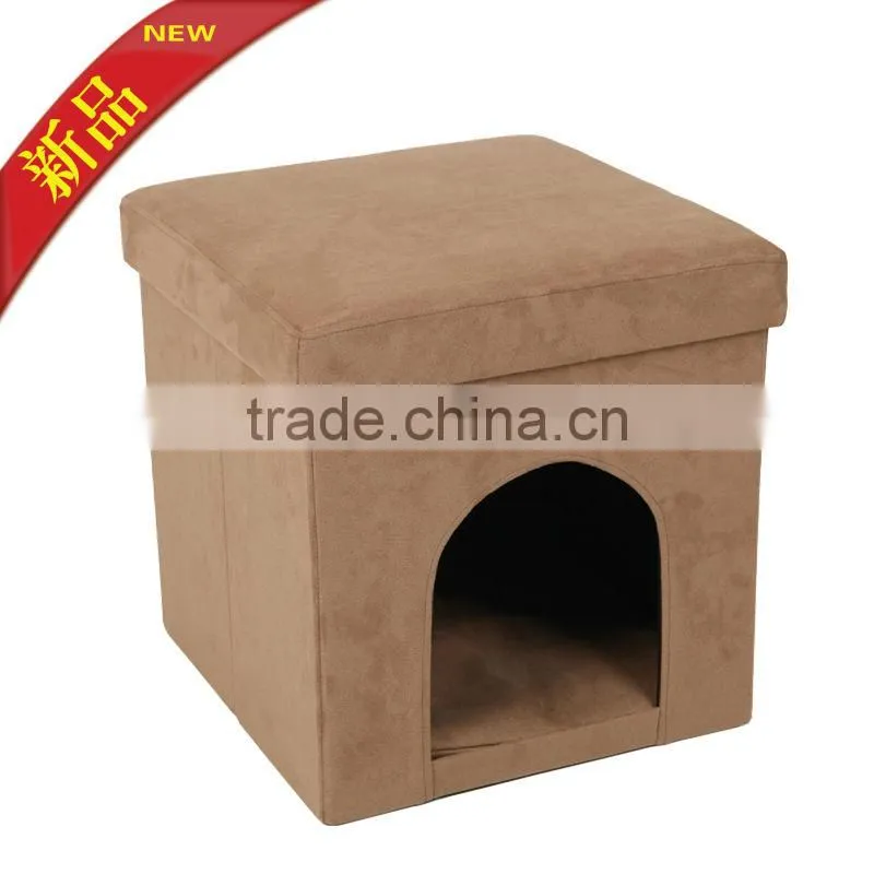 Pet house ottoman , dog and cat folding ottoman , pet ottoman