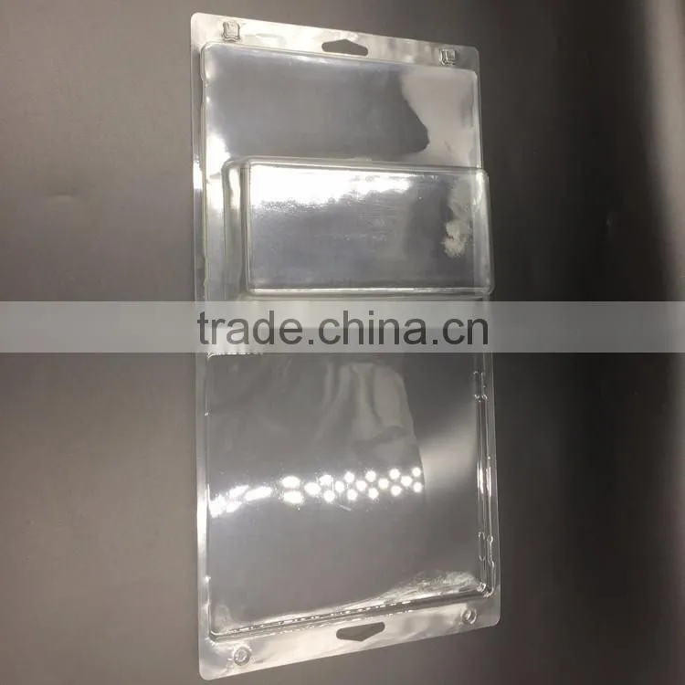 Eco-friendly plastic cardboard blister packing, nice plastic packaging for electronics