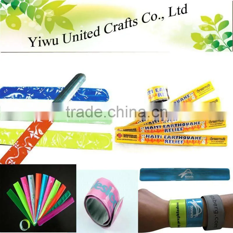 Reflective Snap Slap Bands Different Styles Lots Of Colors UK STOCK FAST