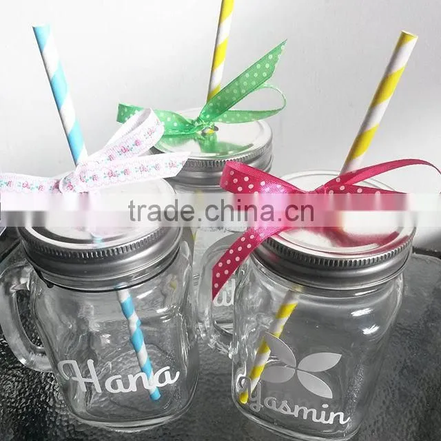 120ml glass mason jar,glass jam jar with handle