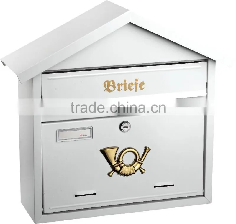 European style wall mount mailbox letter box