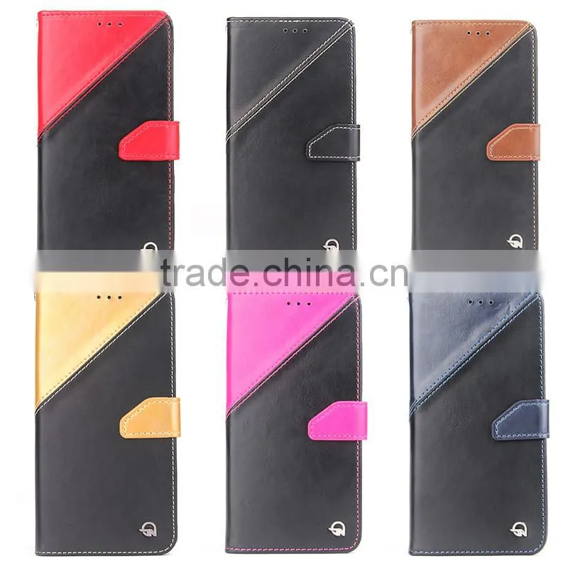 Double color card pocket PU&TPU cell phone case for Samsung
