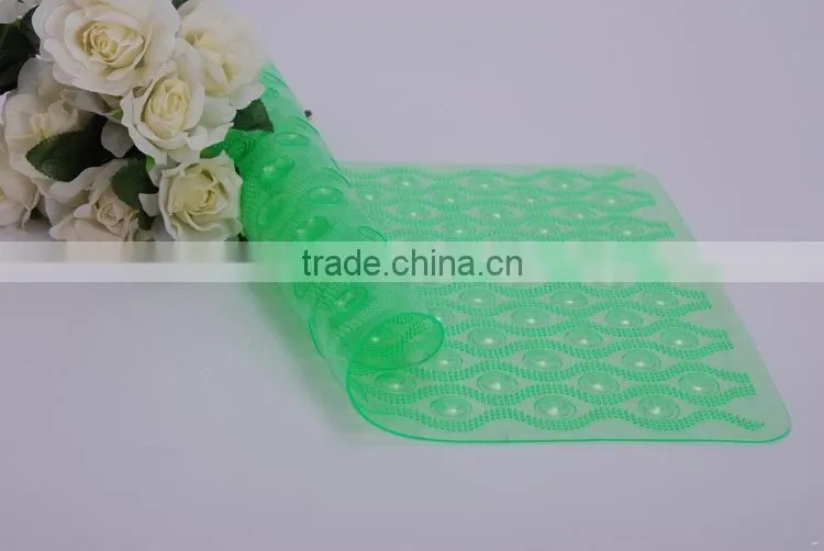 Manufacturer new coming beautiful printed foam pvc bath mat