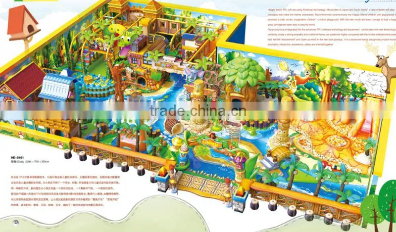$35.00 Various uniqe theme different from your competitor (HD-8401)Children Naughty Castle Indoor Playground Price