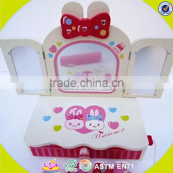 wholesale baby wooden dresser play set toy, high quality kids wooden dresser toy, cheap wooden kitchen play set W10D015