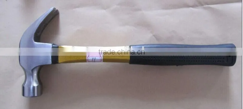 Heavy duty Forged carbon steel Claw Hammers with skidproof handle