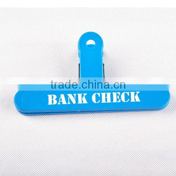 MC-3668 Custom Printed Large plastic 6" bag clip