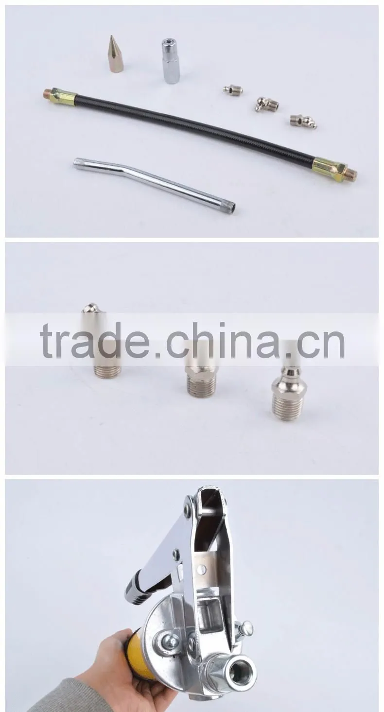 Industrial Patented Zinc Double Pump Grease Gun