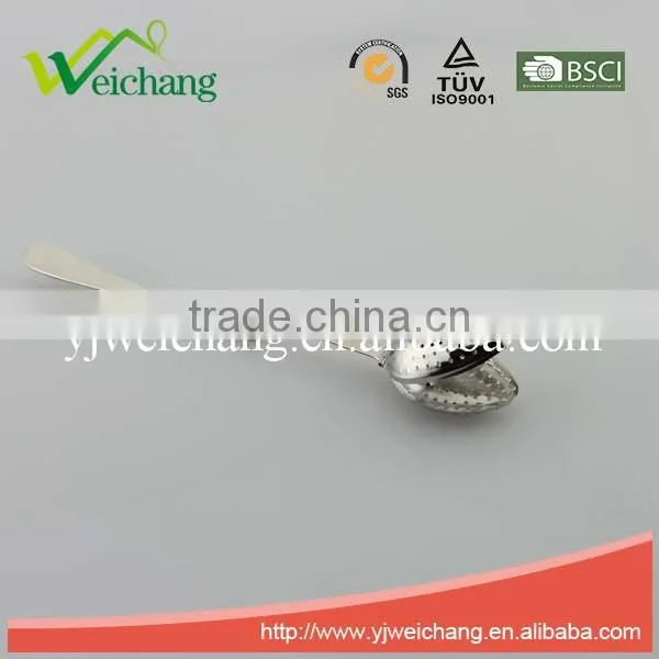 WCTS193 Good quality Stainless Steel Tea tools Tea Strainer Tea Infuser Long bending handle Durable and Rust Resistant