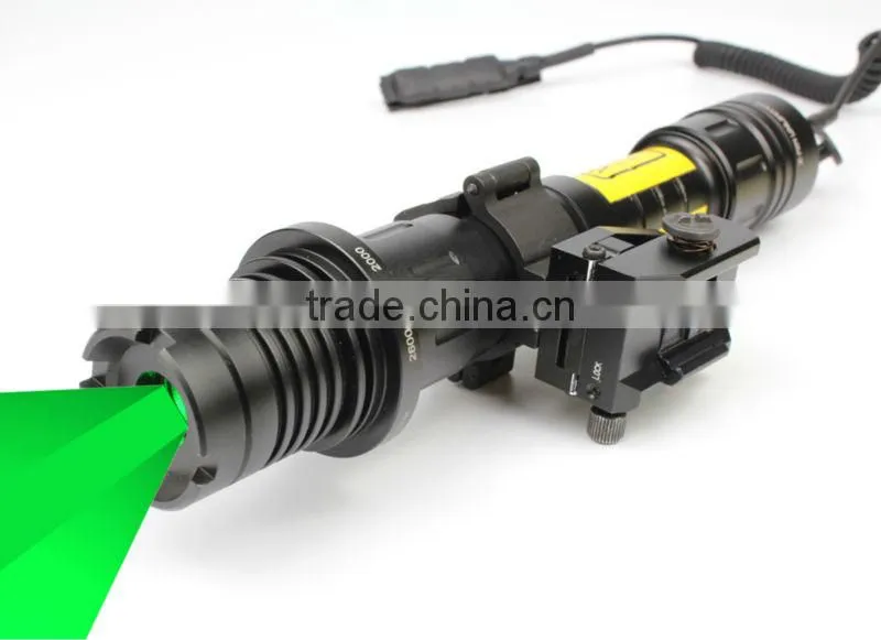 Subzero Power and Laser Beam Adjustable Long Distance Green Laser Designator Sight, torch laser illuminator light