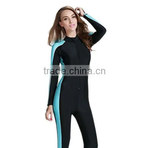 Custom Rash Guard Women One Piece Slim Fit Quick Light Weight Full Body Long Sleeve Breathable Surf Rashguard For Women