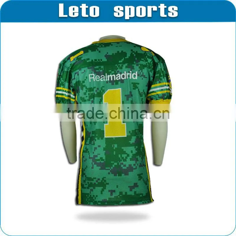 Sublimated american football jersey uniform china football