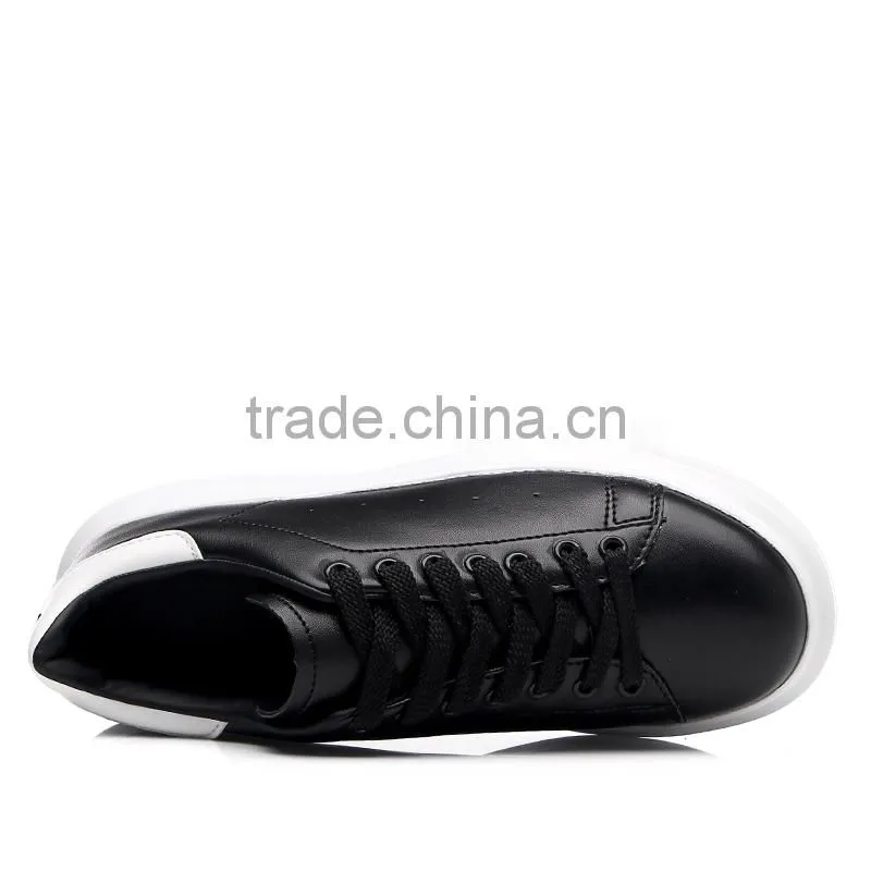 simple classics brand women leather casual shoes sneakers sample for female, adults casual leather shoes good quality from china