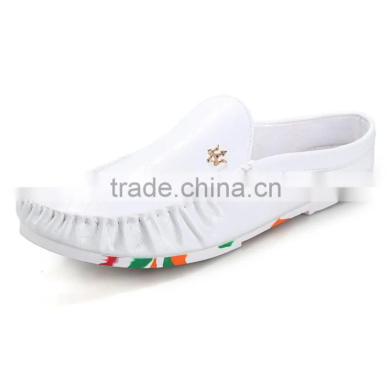 fashion pu leather peas shoes casual for men high quality, adults camouflage men casual shoes sample for male